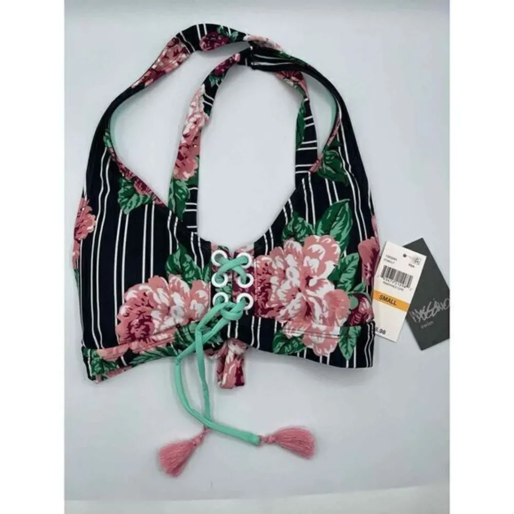 Mossimo‎ Floral Bikini Top Size Small